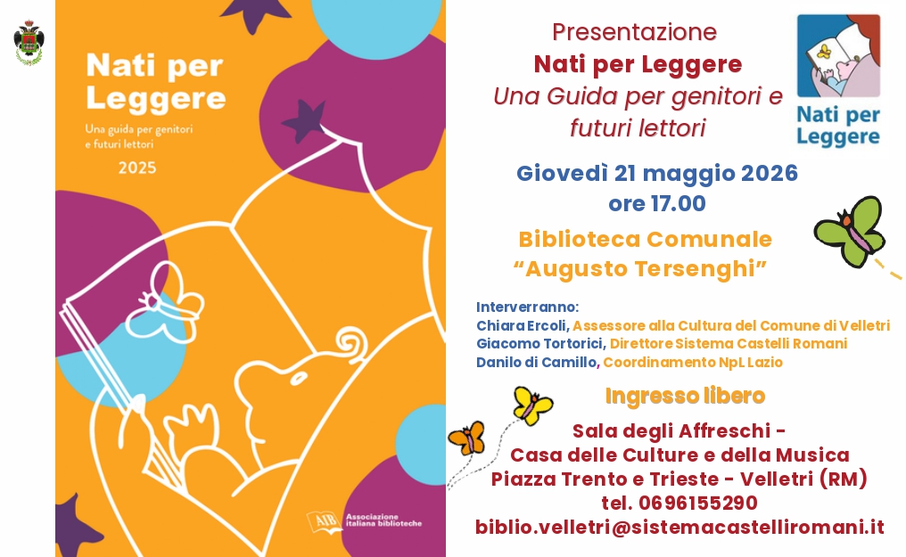 Biblioteca A. Tersenghi organizza la presentazione di \